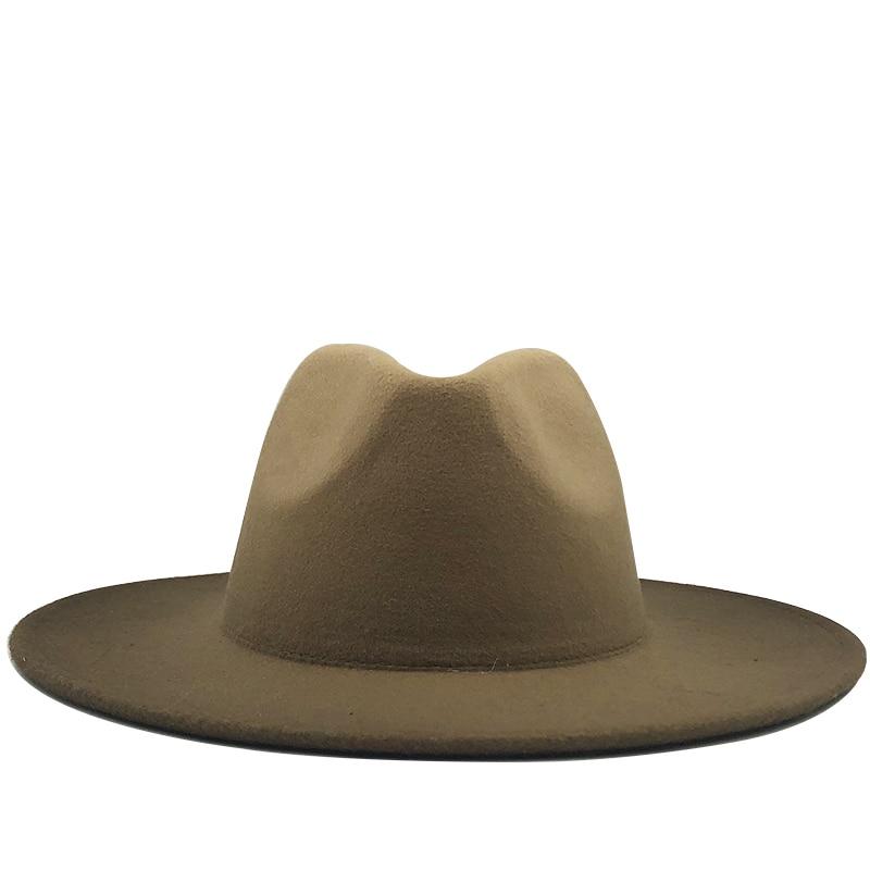 Women Men Wool Vintage Trilby Felt 