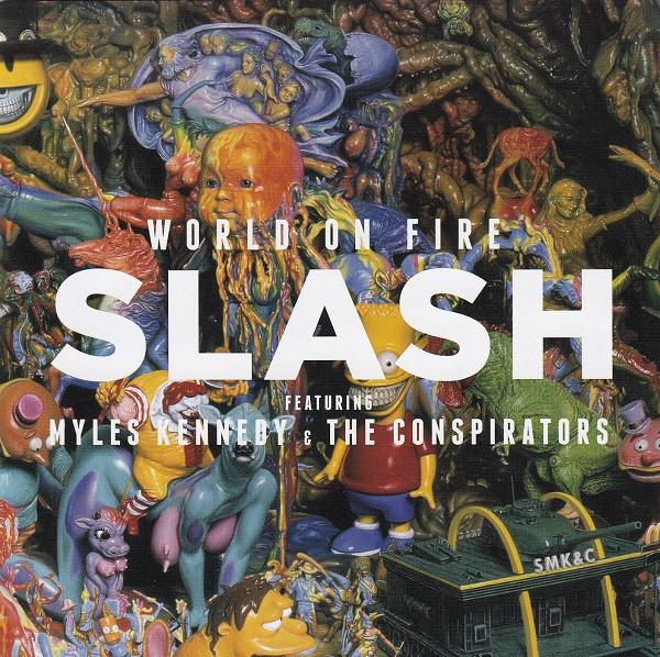 CD SLASH MYLES KENNEDY  THE CONSPIRA  World On Fire 811790020983 Dik Hayd Record 2014 US Rock Used