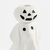 Halloween Ghost Taper Candle Holder Spooky Resin Ghost Pumpkin Tapered Candlestick Holder for Halloween Wedding Party Office Home Table Decor