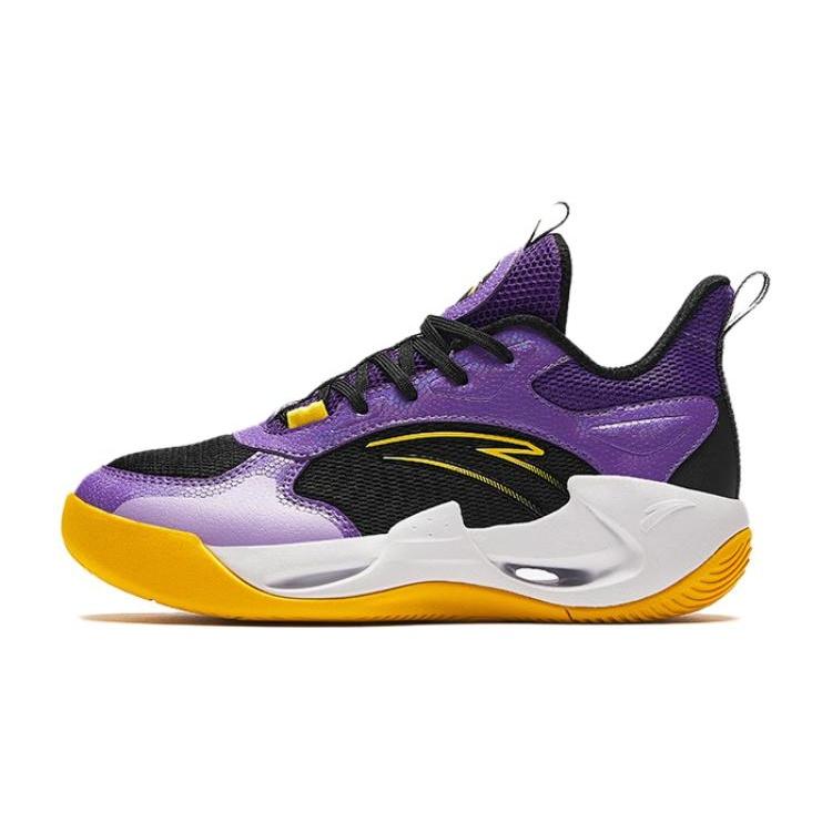(GS) ANTA Basketball Shoes Purple Kids A312421104-6 EU 39
