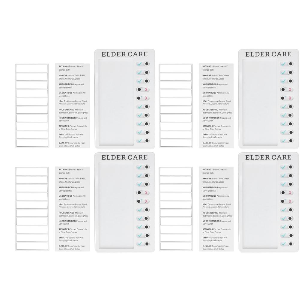 4ks Kontrolní tabulka DIY Výroba Recyklovatelná Přenosná Kontrolní seznam úkolů Odnímatelná Tabulka úkolů pro DIY Zprávy Cestování