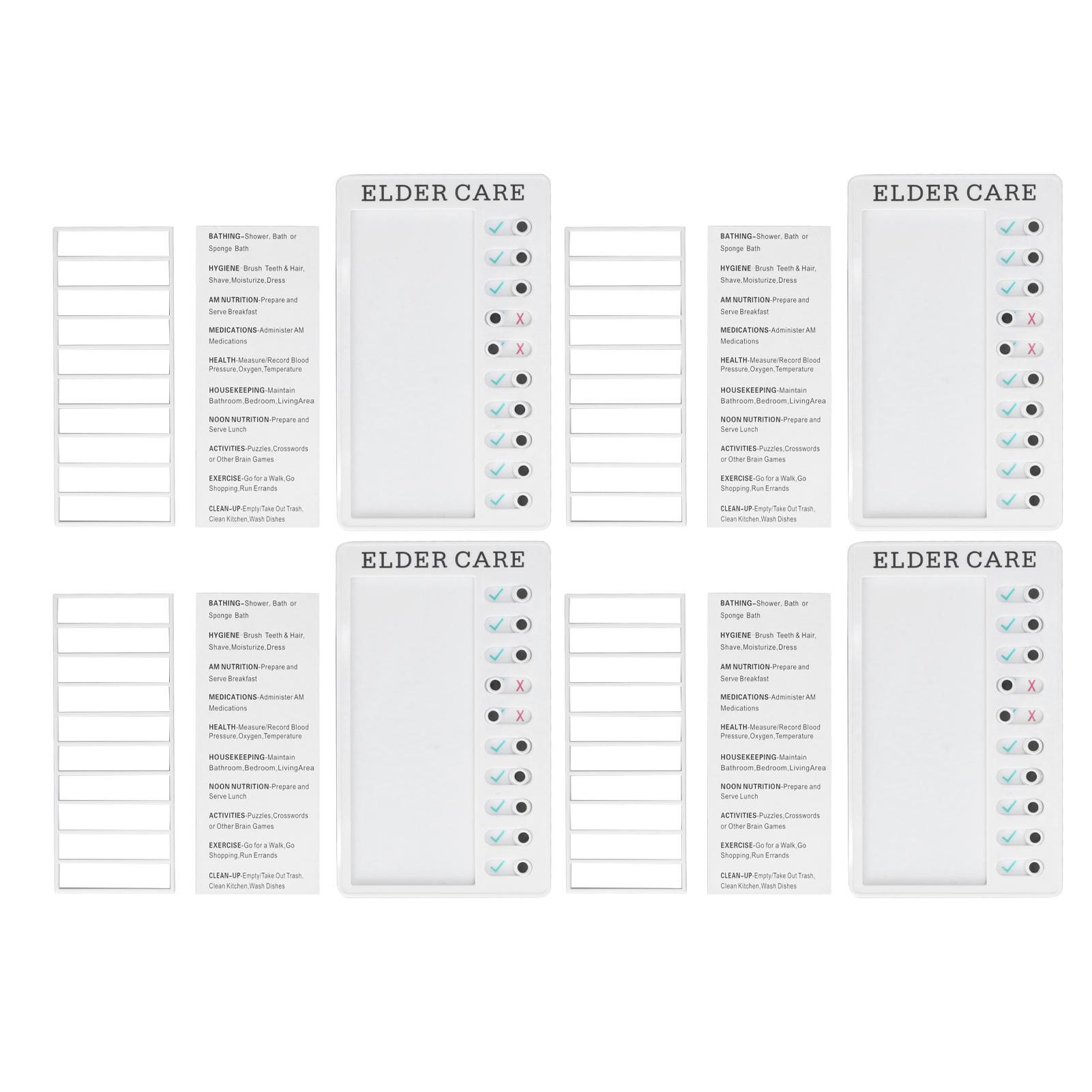 

4 шт. контрольный список доска производство перерабатываемый портативный контрольный список дел съемная диаграмма дел для D