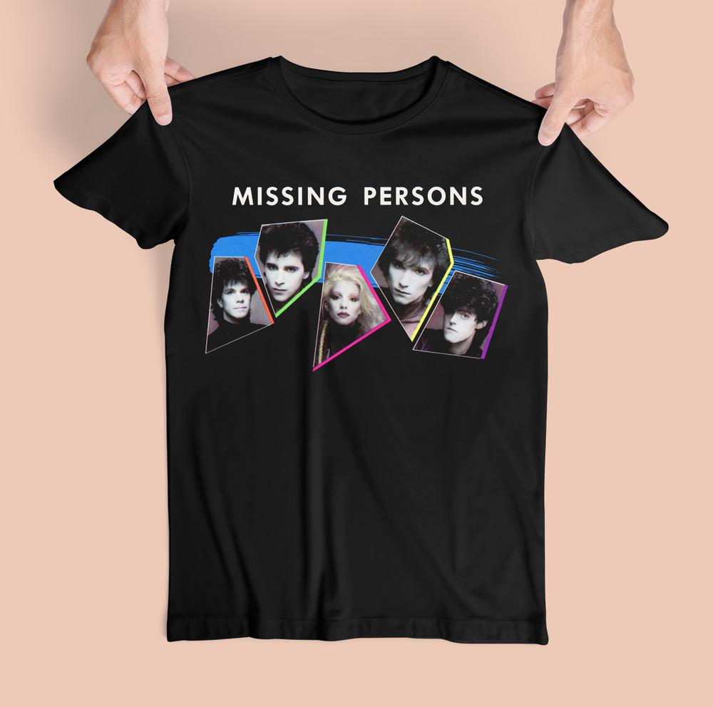 New Missing Persons Band For Fans Cotton All Size Men Women Black Shirt DI005 Unisex T-Shirt S