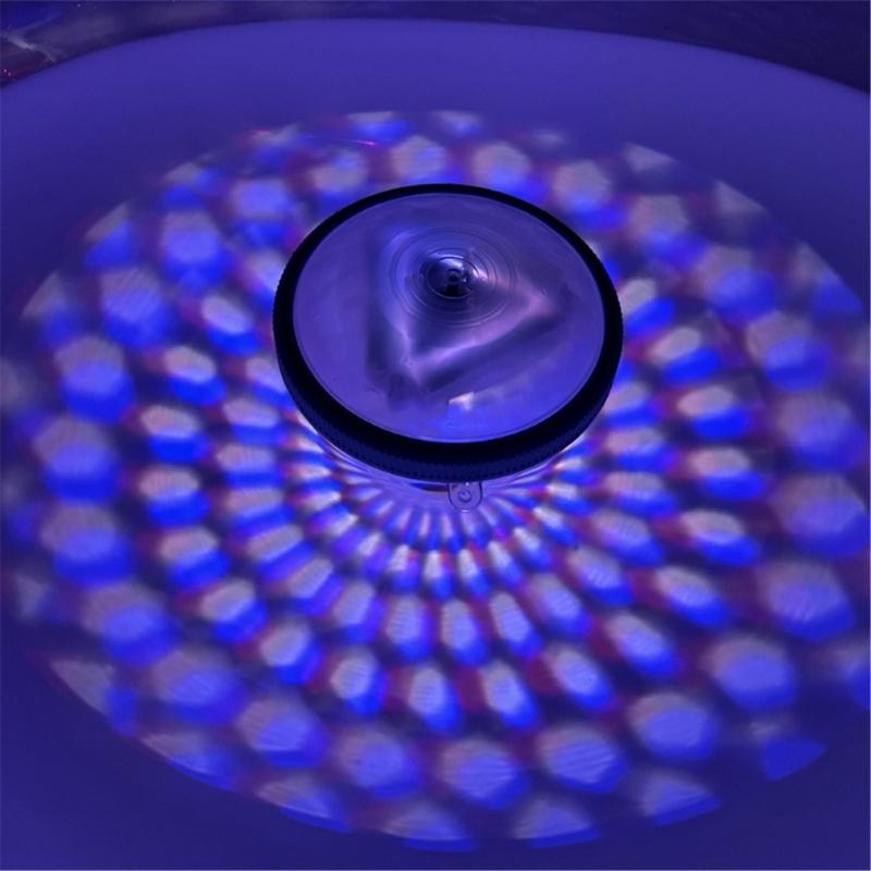 Outdoor Floating Pool Light Underwater Glowing Lamp Night Projection Waterproofs Fountain Light for Pool Pond Garden