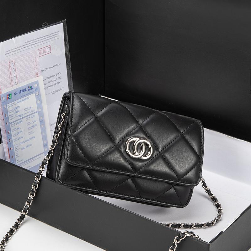 Xiaoxiangfeng Leichte Luxus Damen Koreanische Neue Umhängetasche Mode Diamantkette Einzelne Schulter Umhängetasche Vielseitige Damentasche