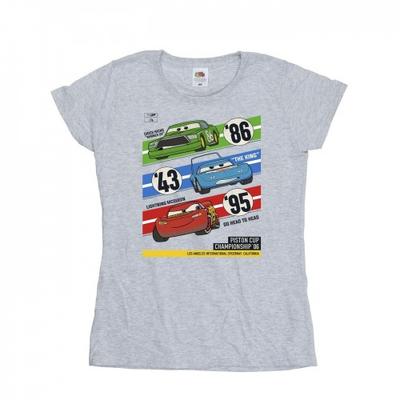 Womens/Ladies Cars Piston Cup Champions Cotton T-Shirt