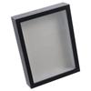 Durable Multi-size Shadow Box Frame Natral Wood Black Acrylic Wooden Photo Frame Rectangular Display Case Dried Flower
