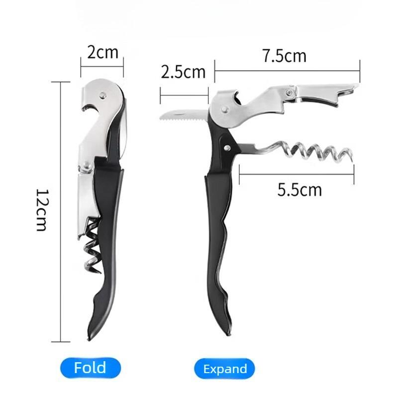 Professional Wine Opener with Foil Cutter 410 Waiter Corkscrew  ,Manual Wine Bottle Opener for Servers, Bartenders and Waiter