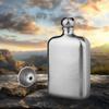 Titanium Flask 230ml with Funnel Ultra-Light Portable Wine Flask Health Selection Whiskey Flask for
