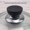 Tempered Glass Pot Lid for Wok, Soup Pot, Steamer, Frying Pan, Stainless Steel Electric Cookware, Induction Compatible
