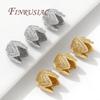 18K Gold Plated Brass with Zircon Spacers Bead Caps For Jewelry Making,Flower Bead End Caps DIY Necklace Bracelets Accessories