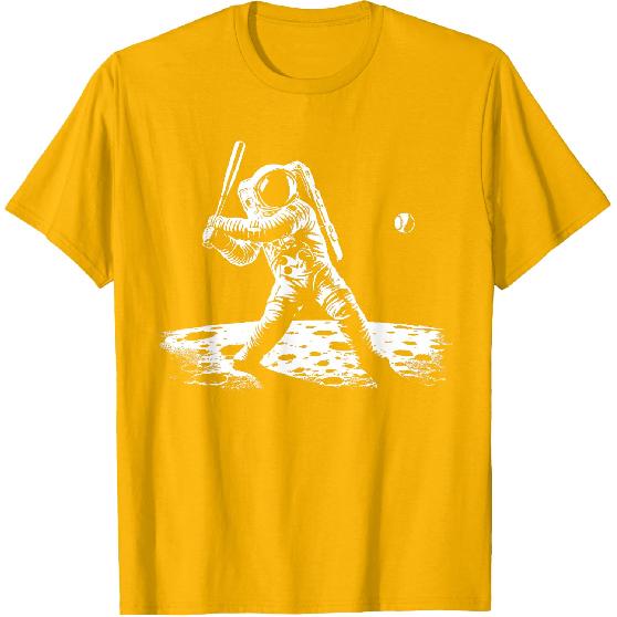 Baseball Neuheit Astronaut Männer Frauen Kinder Lustiges Baseball T-Shirt