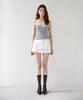 ODS [Essential] Lily Lace Sleeveless Tee (Melange Grey)