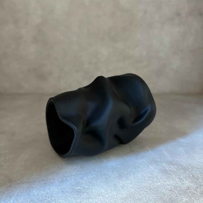 Irregular Art Vase Hydroponic Vase Desktop Ornament Plastic Flower Pot Home Garden Decoration