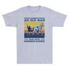 Unisexs Old Tshirt Never Who An Underestimate Vintage Harness Unisex Loves Racing