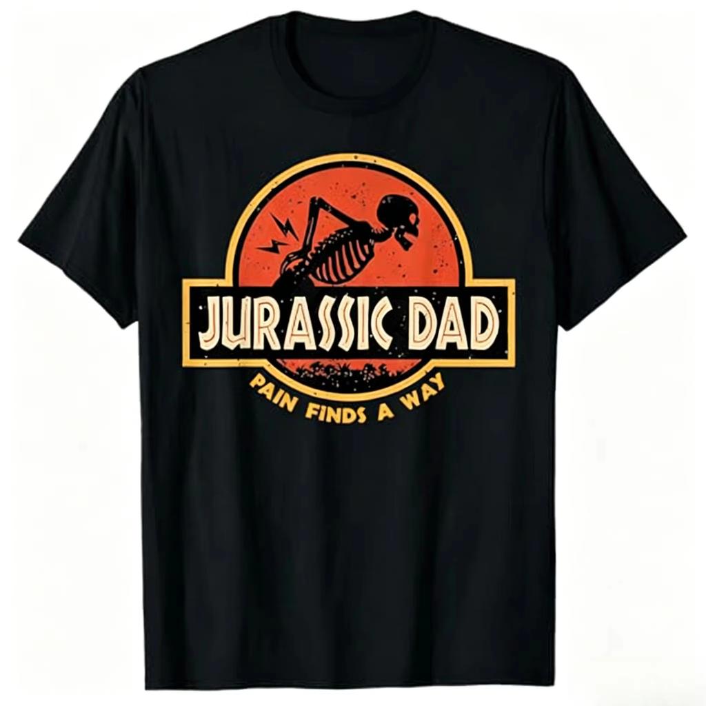 2026 Vintage Retro Prähistorischer Stil Grafik Kurzarm T-Shirt Kinder Erwachsene Rundhals T-Shirt Lustiges Papa Zitat Lockeres Lässiges Oberteil