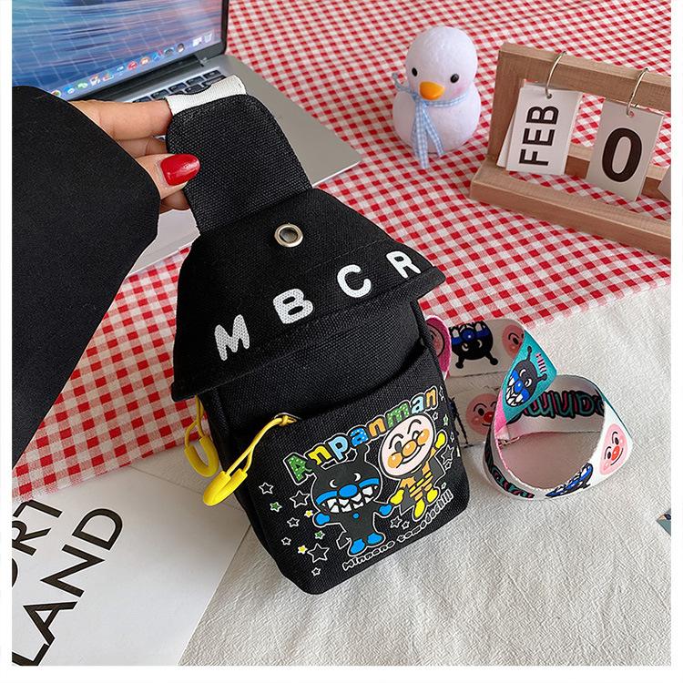 New Super Cute Bag Boys and Girls Breast Bag Messenger Bag Cartoon Shoulder Bag Mobile Phone Bag