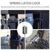 304 Stainless Steel 2pcs Heavy Duty 5 Inch Spring Latch Lock Weld Assembly Universal Trailer Gate