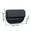 Seat Slot Storage Box Auto Seat Slot Filler Organizer Leather Storage Box For Car Between Seat & Console Crevice Filler