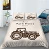 Car Series Printed Bedding Single Double Bed Full Size Pillowcase and Quilt Cover 2 or 3 Comfortable Home Decoration for Boys and Men Car Lovers Room
