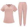 Breathable Hospital Uniforms Nurse Beauty Dental Salon Work Clothes Suits Custom LOGO Uniform Medical Scrubs Sets for Men Women