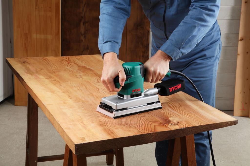 Kyocera Electronic Sander 629200A (formerly Ryobi) S-1200E 115×229mm