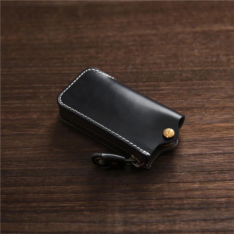 Men's Vintage Leather Car Key Case