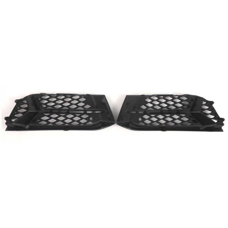 Automotive Lighting Protection Pair Of Fog Light Grilles Bumper Cover For 8V5807681AA 8V5807682AA 8V5807681M 8V5807682M