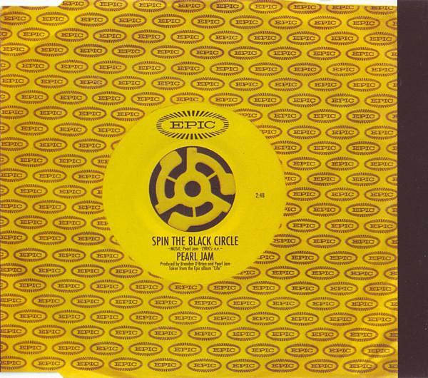 

CD PEARL JAM - Spin The Black Circle EPC6610362,6610 Epic 1994 Europe Rock Used