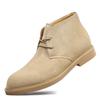 Desert Boots Men's Large Size 47 48 Martin Boots Men's High-top British Retro Leather Trend Versatile Casual Leather Boots