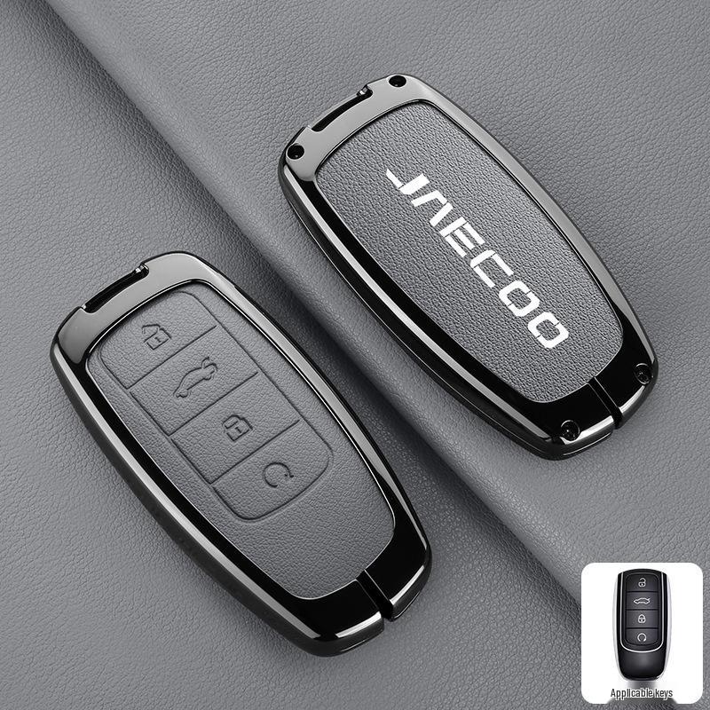 Chery Tiggo 8 PRO J8 J7 için JAECOO Metal Akıllı Anahtar Kılıfı - Kişiselleştirilmiş Uzaktan Kumanda Kapağı