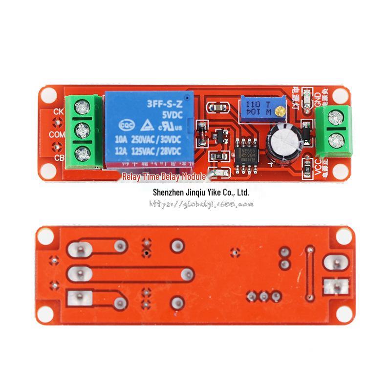NE555 Single-Stable Switch Delay Relay Module 5V/12V Automotive Electrical