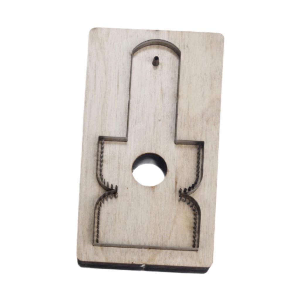 Leather Cut Die Handcraft Cutting Stencil Easy Carrying Leather Plate Knife Die for Tailor Beginner Househld Studio Devices