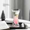 High End Frosted Powder Waist Glass Cup,Light Luxury Cocktail Champagne Whiskey Glass,High-value Juice Cups,Bar Accessories Gift