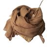 Extended 2.4 Meters Linen Scarf Solid Color Literary And Versatile Women'S Shawl Thin Cotton And Linen Silk Scarf