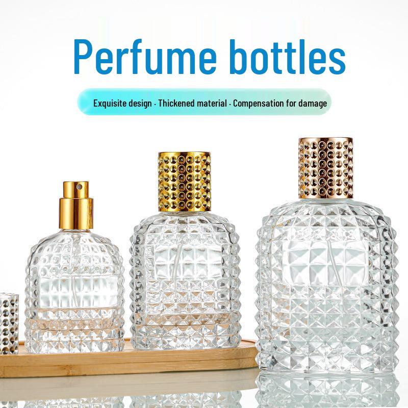 Bayonet Threaded Pineapple Perfume Bottle with Hedgehog Lid - Available in 30ml, 50ml, and 100ml Sizes