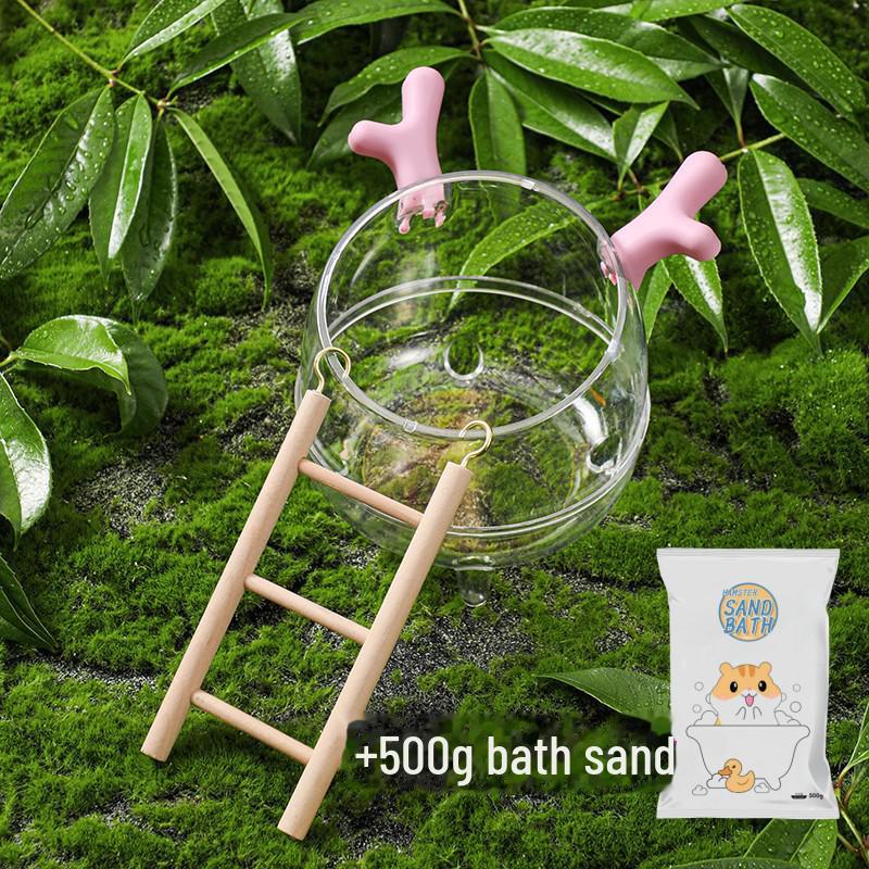 Baño y arena para hámster dos en uno