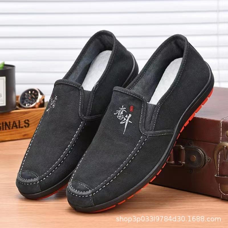 Men's Old Beijing Soft-soled Cloth Shoes, Non-slip Beef Tendon Soles, Versatile and Wear-resistant Outdoor Sports Export