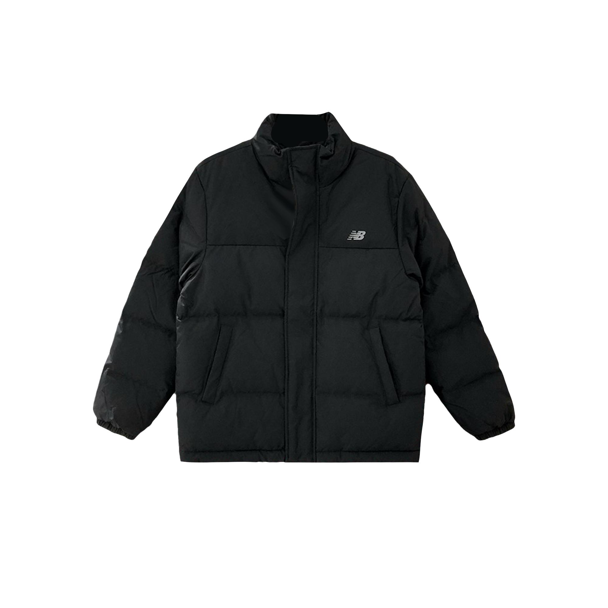 New Balance Down Jackets Men s Black Stand Collar Moderate Down Jacket AMJ53390-BK L