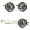 Italian Greyhound, Italian Sighthound - Cufflinks and Tie with Your Photo, a Suit Decoration, Men's Jewelry from the Brand.