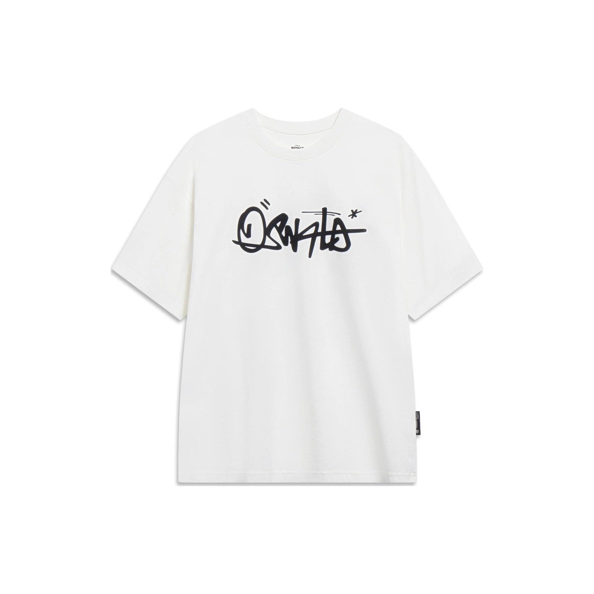 Li-Ning x Disney Graphic T-shirt White Black Men s AHST313-4 XXL