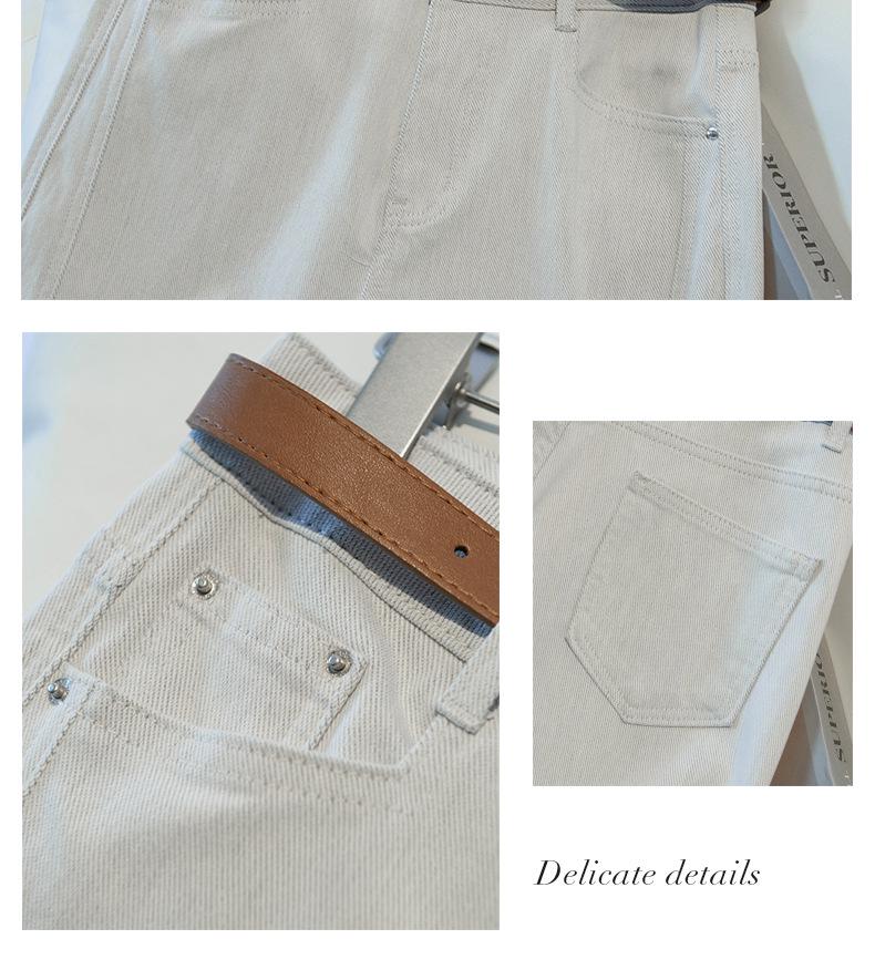 Damenjeans mit hohem Bund und weitem Bein - Herbst 2025 Lässiger, schlankmachender Stil