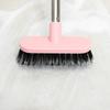1PC long handle hard bristle floor brush, toilet brush floor wash brush, bathroom floor seam wall cleaning brush, tile cleaning artifact