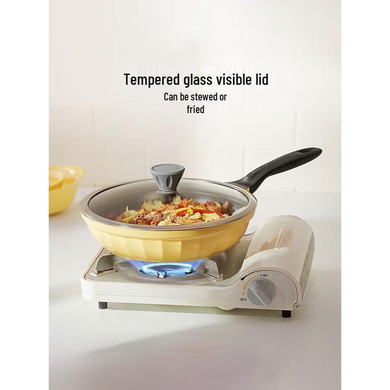 Buydeem Non-Stick Frying Pan with Lid