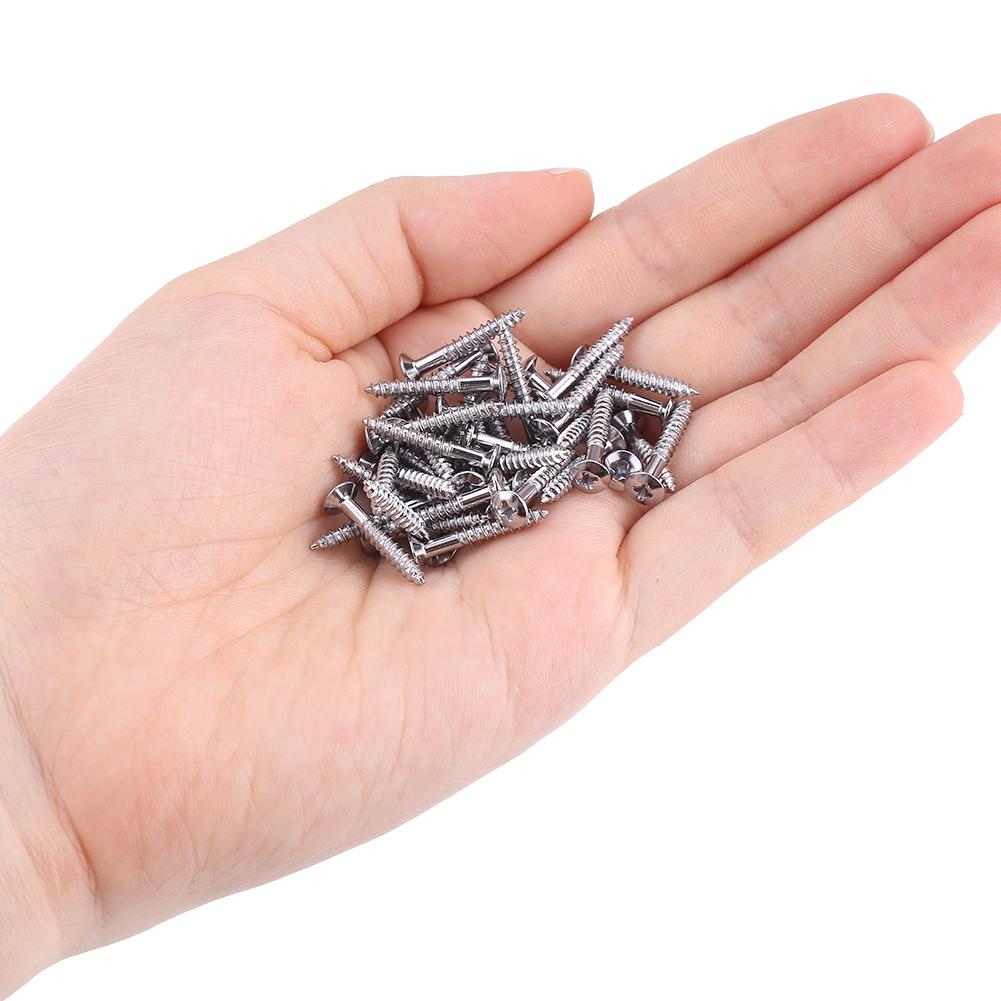 3 Colors 40 Pcs Guitar Humbucker Pickup Screws Set Kit Ring Surround Mounting Screws