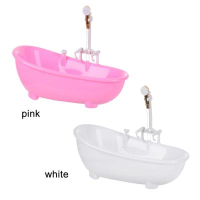 Furniture Kids Bathing Toys Plastic Tub 1:6 Scale Doll Accessories Miniatures Electric Bathtub