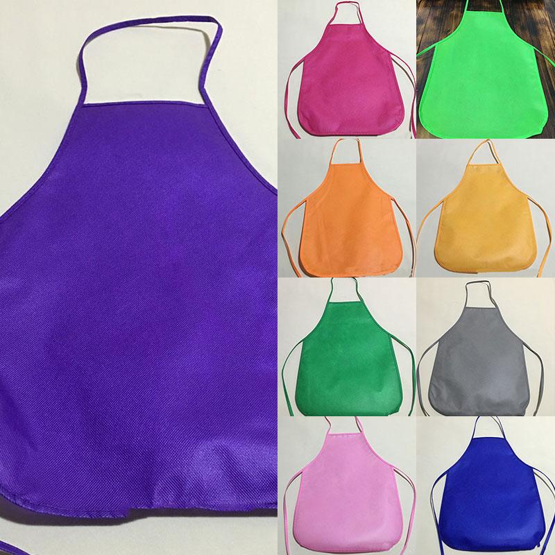 1Pcs Children Aprons Waterproof Non-Woven Fabric Painting Pinafore Kids Apron for Activities Art Painting Class Craft Unisex