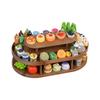 Miniature Mini Supermarket Small Food Play Beverage Fruit Product Display Rack Children'S Simulation Play House Toy Dessert Rack