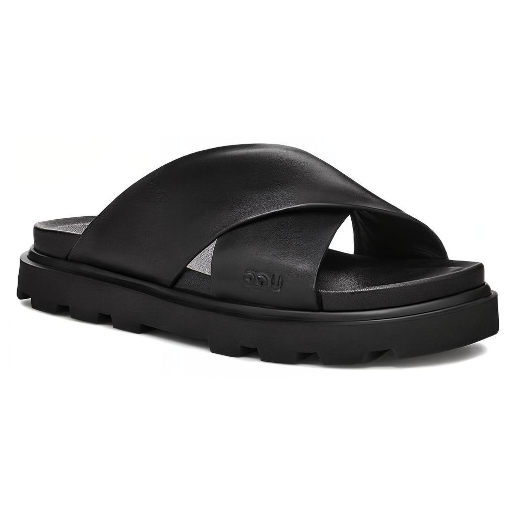 UGG Capitelle Crossband Sandal Black Women's 1152672-BLK