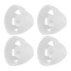 10pcs Ear Hearing Amplifier Domes Transparent Piece Open Domes Soft Silicone Replacement Domes